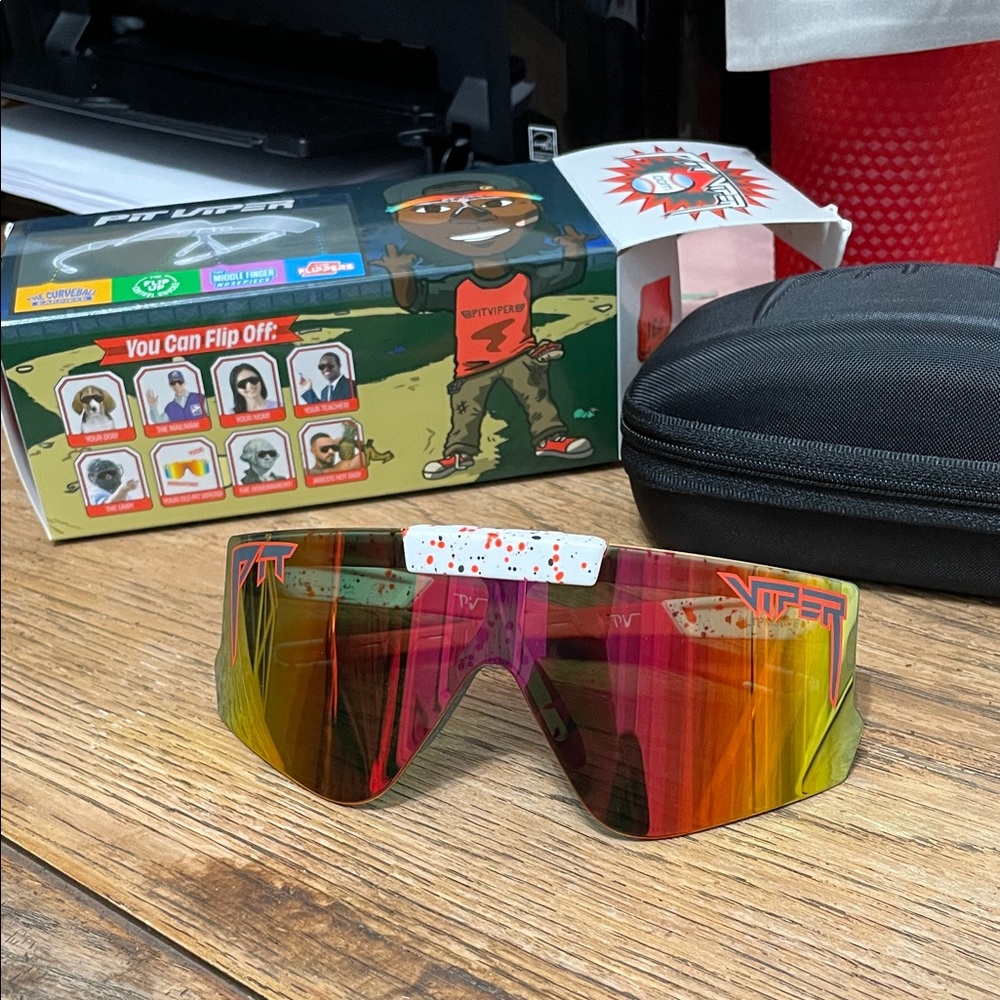 Pit Viper Flip-Off Sunglasses with Multicolor Lenses